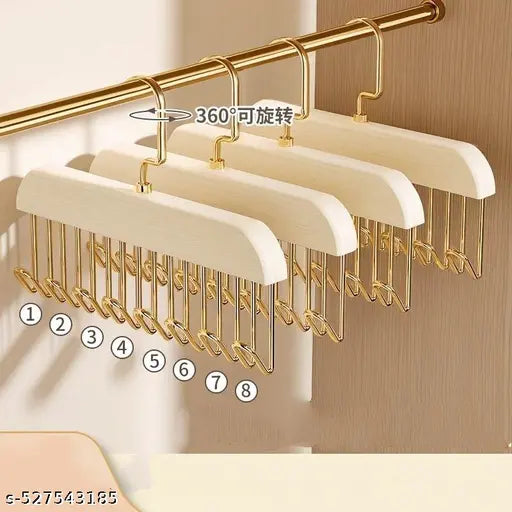 1 PCS Gold Hook Hanger with 8 Hooks